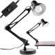 Rajz asztali asztali lámpa E27 TOBI fekete Lumiled + asztali tartó