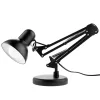 Rajz asztali asztali lámpa E27 TOBI fekete Lumiled + asztali tartó