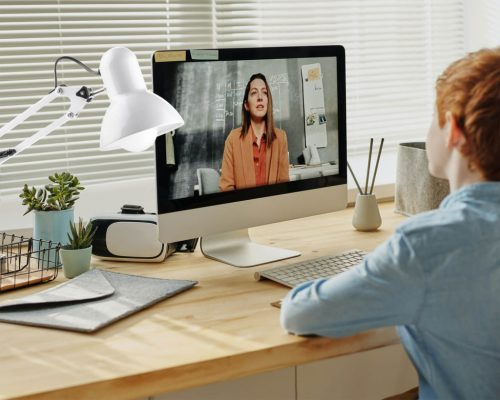 Rajz asztali asztali lámpa E27 TOBI fehér Lumiled + asztali tartó