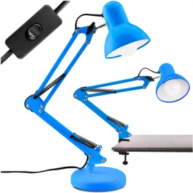   Rajz asztali asztali lámpa E27 TOBI Blue Lumiled + asztali tartó