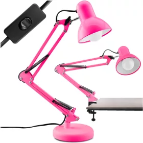   Rajz asztali asztali lámpa E27 TOBI Pink Lumiled + asztali tartó
