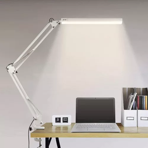 Rajz asztali asztali lámpa LED 12W CCT USB szabályozható COSMI fehér Lumiled tartóval