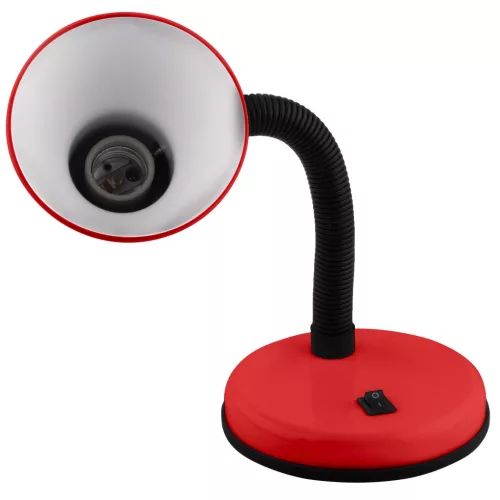 Állítható éjjeli asztali lámpa E27 Piros