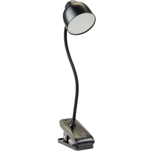 TESA 2 fekete LUMILED LED asztali lámpa 5W CCT rajzasztal-iskolai lámpa