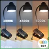 TESA 2 fekete LUMILED LED asztali lámpa 5W CCT rajzasztal-iskolai lámpa