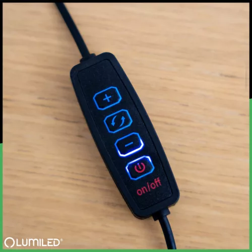 LUCA 2 fekete LED asztali lámpa 8W CCT rajzasztali lámpa 3x nagyítóval