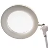 LUCA 2 LED asztali lámpa, 8 W, CCT, rajzasztali lámpa, 3 nagyító, fehér, LUMILED