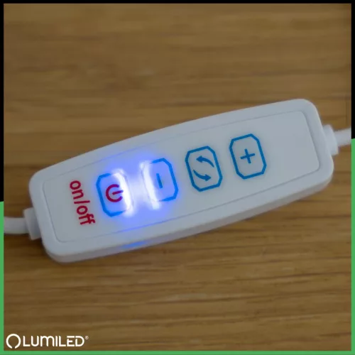 LUCA 2 LED asztali lámpa, 8 W, CCT, rajzasztali lámpa, 3 nagyító, fehér, LUMILED