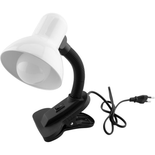 Állítható LIRIA iskolai éjszakai asztali lámpa E27 Clip fehér LUMILED