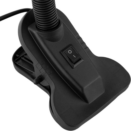 Állítható LIRIA iskolai éjszakai asztali lámpa E27 Clip fehér LUMILED