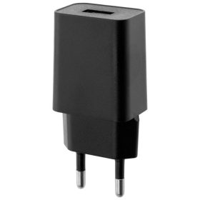  Töltő tápegység 1x USB 5V/1A DC asztali lámpa adapter fekete Lumiled
