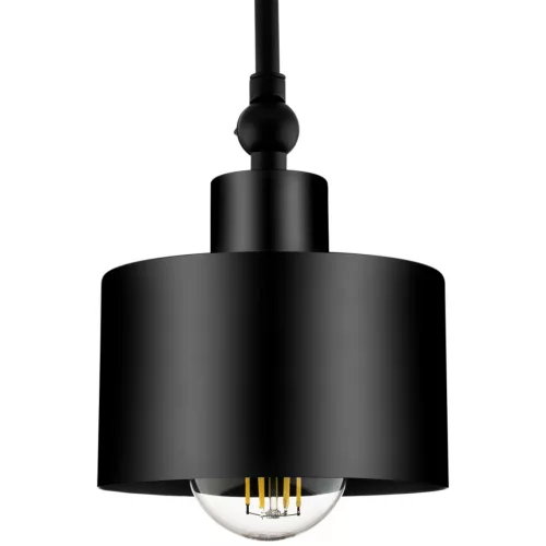 TRAGULA fekete állítható LOFT RETRO EDISON fali lámpa fali lámpa LED E27 LUMILED-hez