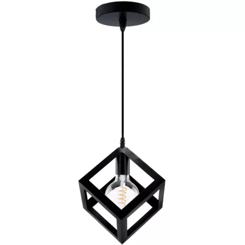 TALUS geometrikus négyzet alakú függőlámpa ZWIS LED-hez 1x E27 LUMILED