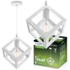 TALUS geometrikus négyzet alakú függőlámpa ZWIS LED White-hoz 1x E27 LUMILED