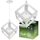 TALUS geometrikus négyzet alakú függőlámpa ZWIS LED White-hoz 1x E27 LUMILED
