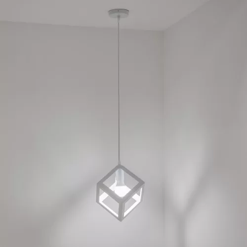 TALUS geometrikus négyzet alakú függőlámpa ZWIS LED White-hoz 1x E27 LUMILED