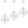 TALUS geometrikus négyzet alakú függőlámpa ZWIS LED White-hoz 1x E27 LUMILED