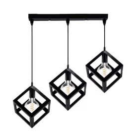   Mennyezeti függőlámpa TALUS Geometrikus függesztőkocka LED-hez 3x E27 LUMILED
