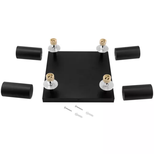 Mennyezeti lámpa, mennyezeti spotlámpa, TUBA halogén spotlámpa, 4x GU10, TABULA, LUMILED