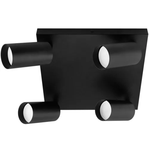 Mennyezeti lámpa, mennyezeti spotlámpa, TUBA halogén spotlámpa, 4x GU10, TABULA, LUMILED