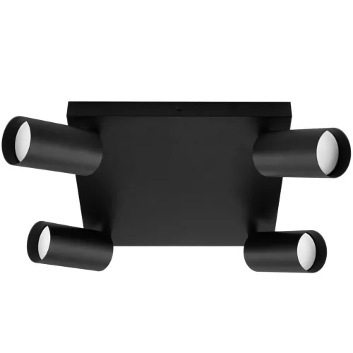 Mennyezeti lámpa, mennyezeti spotlámpa, TUBA halogén spotlámpa, 4x GU10, TABULA, LUMILED