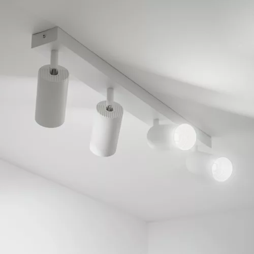 Mennyezeti lámpa SPOT TUBA Reflektor Halogén lámpatest 4x GU10 TABULA LUMILED