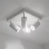 Mennyezeti lámpa Mennyezeti Spot TUBA Spotlámpa Halogén Fixture 4x GU10 TABULA LUMILED