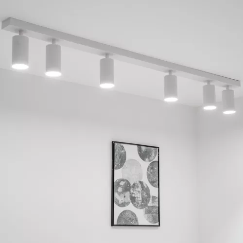 Mennyezeti lámpa SPOT TUBA Reflektor Halogén lámpatest 6x GU10 TABULA LUMILED