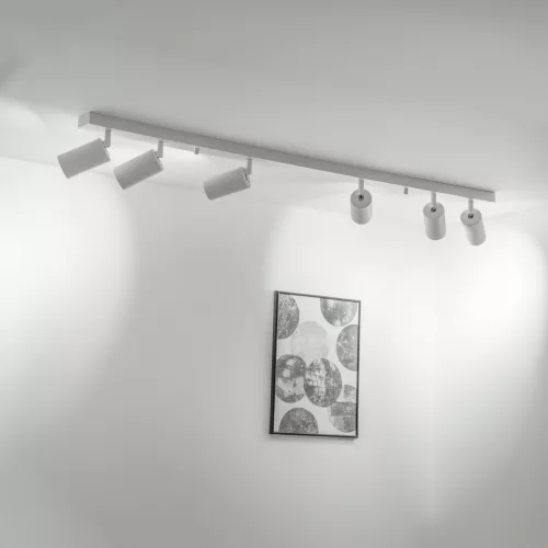 Mennyezeti lámpa SPOT TUBA Reflektor Halogén lámpatest 6x GU10 TABULA LUMILED