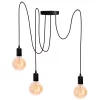 ARANE SPIDER mennyezeti függesztett lámpa, 3 karos LED-hez 3x E27 LUMILED