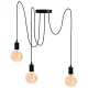 ARANE SPIDER mennyezeti függesztett lámpa, 3 karos LED-hez 3x E27 LUMILED