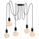 ARANE SPIDER 5 karos mennyezeti függesztett lámpa 5x E27 LUMILED LED-hez