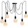 ARANE SPIDER mennyezeti függesztett lámpa, 6 karos LED-hez 6x E27 LUMILED
