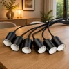 ARANE SPIDER mennyezeti függesztett lámpa, 6 karos LED-hez 6x E27 LUMILED