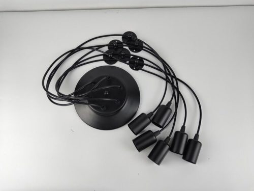 ARANE SPIDER mennyezeti függesztett lámpa, 6 karos LED-hez 6x E27 LUMILED