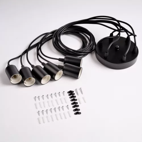 ARANE SPIDER mennyezeti függesztett lámpa, 6 karos LED-hez 6x E27 LUMILED