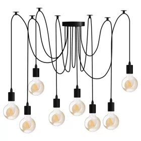   ARANE SPIDER mennyezeti függesztett lámpa 8 karú LED 8x E27 LUMILED-hez