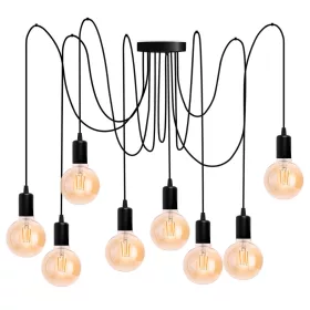   ARANE SPIDER mennyezeti függesztett lámpa 8 karú LED 8x E27 LUMILED-hez