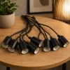ARANE SPIDER mennyezeti függesztett lámpa 8 karú LED 8x E27 LUMILED-hez