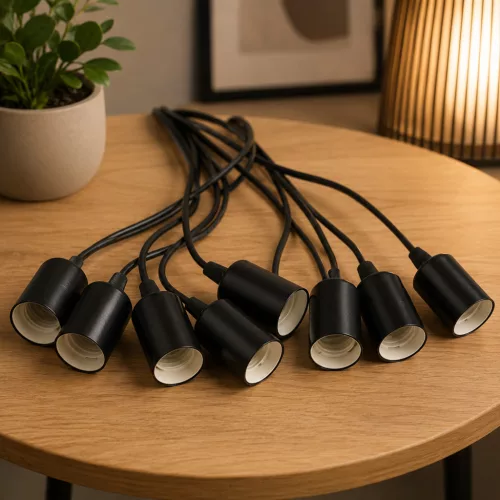 ARANE SPIDER mennyezeti függesztett lámpa 8 karú LED 8x E27 LUMILED-hez