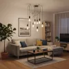 ARANE SPIDER mennyezeti függesztett lámpa 8 karú LED 8x E27 LUMILED-hez
