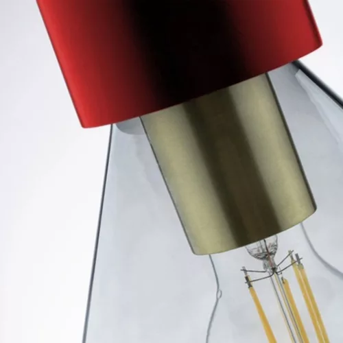 UMBRA ZWIS függesztett lámpa, sötét üveg LED-hez 1xE27 LUMILED