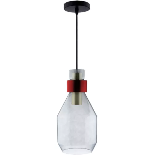 UMBRA ZWIS függesztett lámpa, sötét üveg LED-hez 1xE27 LUMILED