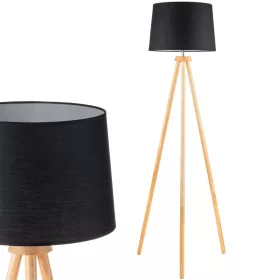   Álló asztali lámpa E27 állvány lámpaernyővel fekete, állítható magasságú Clara Lumiled