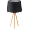Álló asztali lámpa E27 állvány lámpaernyővel fekete, állítható magasságú Clara Lumiled