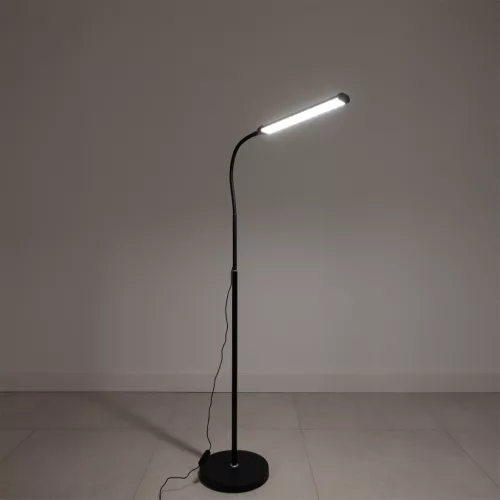 Állólámpa LED asztali lámpa 9W CCT szabályozható fekete magasságban állítható Longa Lumiled
