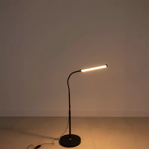 Állólámpa LED asztali lámpa 9W CCT szabályozható fekete magasságban állítható Longa Lumiled