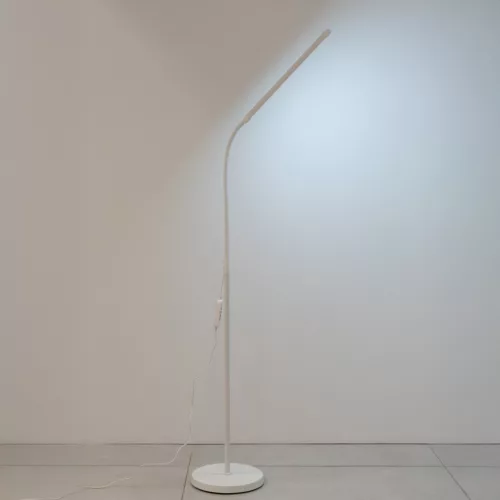 LED állólámpa, 14W CCT, szabályozható fényerővel és magasságállítással, LONGA 2, fehér, LUMILED