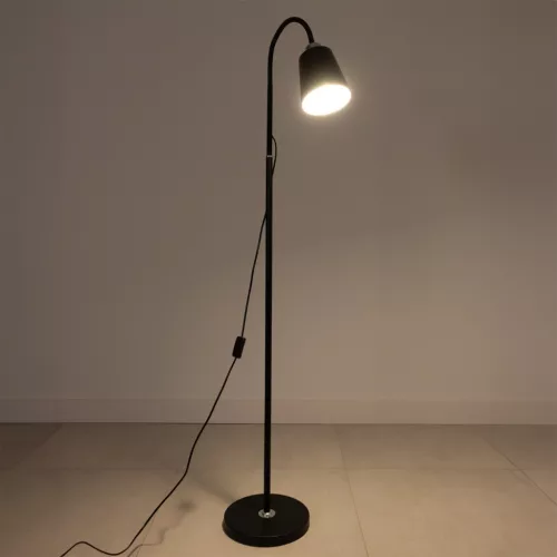 Álló Asztali lámpa LED E27 fekete, magasságállítással Kalso Lumiled