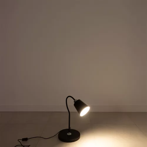 Álló Asztali lámpa LED E27 fekete, magasságállítással Kalso Lumiled